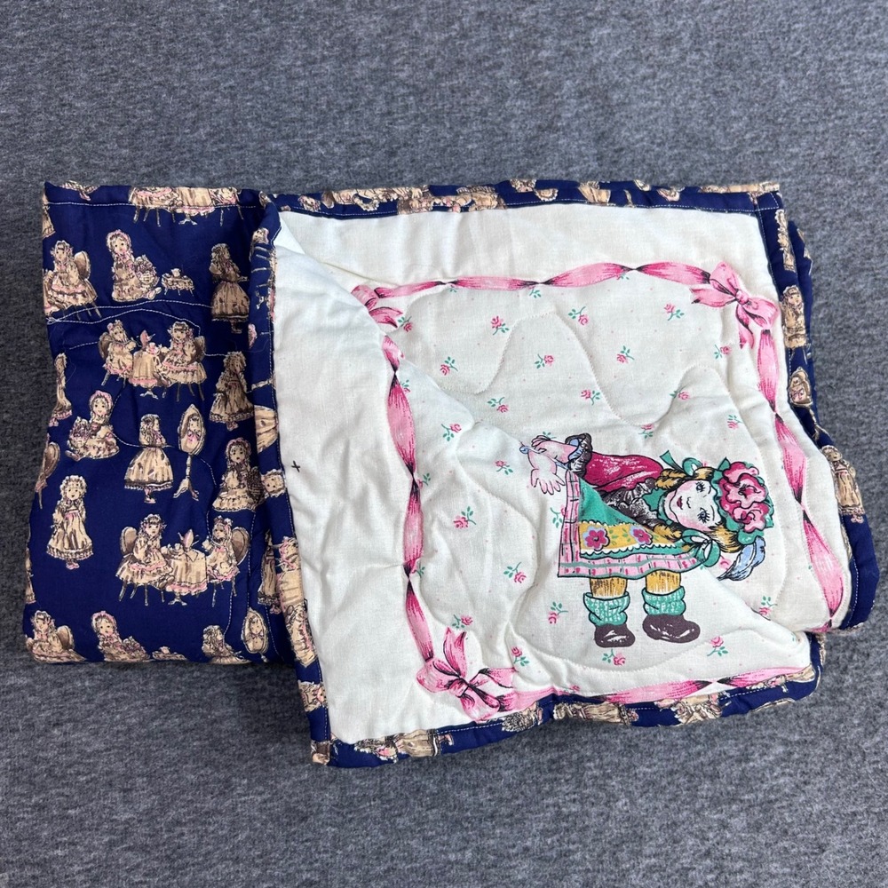 Vintage Princess Fabrics Children of the World Quilted Baby Blanket Pattern 355